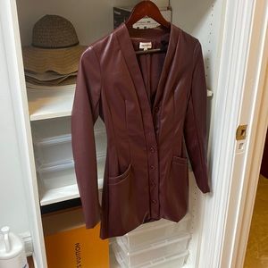 Superdown leather dress